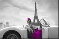 120CM 80CM OBRAZ ŚCIENNY FIOLETOWA KREACJA