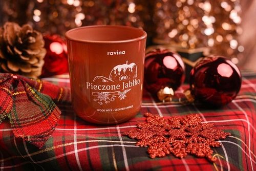 RAVINA świeca Pieczone Jabłko świąteczny zapach świąt korzennych jabłek na Arena.pl