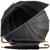 PARASOL AUTOMATYCZNY PRZECIWDESZCZOWY NIEZNISZCZALNY PARASOLKA 24 DRUTY XXL