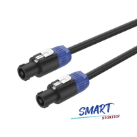 Kabel głośnikowy 2 x 1,0mm² 2 x złącze głośnikowe 10m Roxtone SSSS210L10
