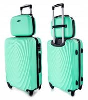 RGL ZESTAW 2w1 DUŻA WALIZKA XXL PODRÓŻNA + KUFEREK KOSMETYCZKA TORBA