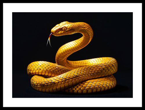 Plakat 42x29,7cm Złoty Wąż na Arena.pl