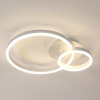 ZYRANDOL BIAŁA LAMPA SUFITOWA LED PLAFON RING 4500K NOWOCZESNA DO SALONU