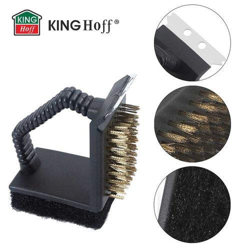 szczotka 3w1 do czyszczenia rusztu grilla kinghoff kh-1913 na Arena.pl