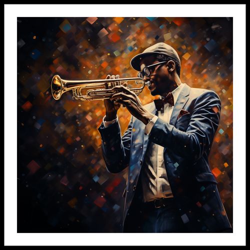 Plakat 50x50cm Symfonia na Trąbce na Arena.pl