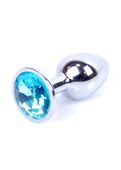Plug-Jewellery Silver Plug- Light Blue