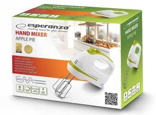 MIKSER RĘCZNY ROBOT KUCHENNY 400W 4 KOŃCÓWKI TURBO na Arena.pl