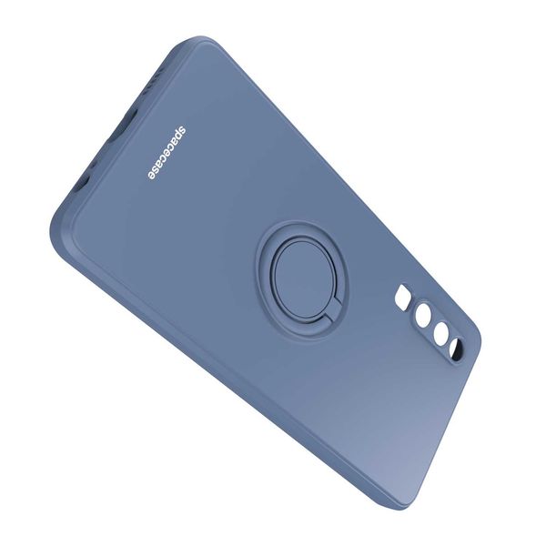 Spacecase Silicone Ring Huawei P30 Blue zdjęcie 6
