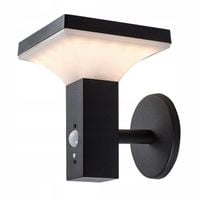 Solarna lampa ścienna zewnętrzna solarna kinkiet LED 4W z czujnik ruchu