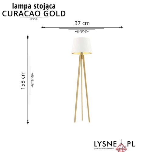 Lampa stojąca CURACAO GOLD na Arena.pl