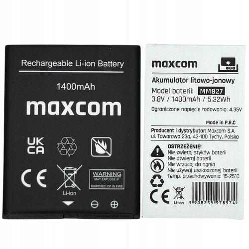 Bateria Do MaxCom Comfort MM827 Maxcom 1400 mAh na Arena.pl