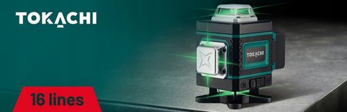 POZIOMICA LASEROWA LASER KRZYŻOWY 4D 16 LINII SAMOPOZIOMUJĄCY 360 + na Arena.pl