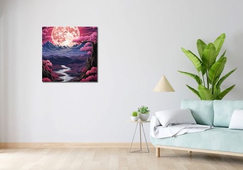Obraz 70x70cm Różowa Kraina Marzeń na Arena.pl