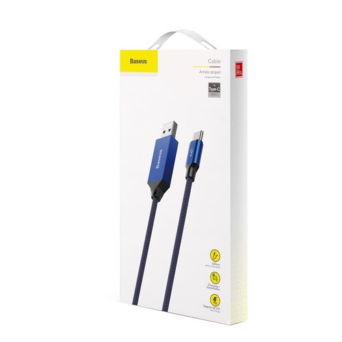 Baseus kabel Artistic (typ-c | 5m) 3A niebieski na Arena.pl