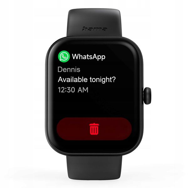 Smartwatch Hama Fit Watch 5000 czarny zdjęcie 2