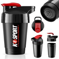 SHAKER 400ml - Circle technology SHK005, Czarny