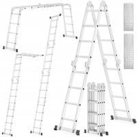 Drabina aluminiowa przegubowa składana wielofunkcyjna 4x4 HIGHER +