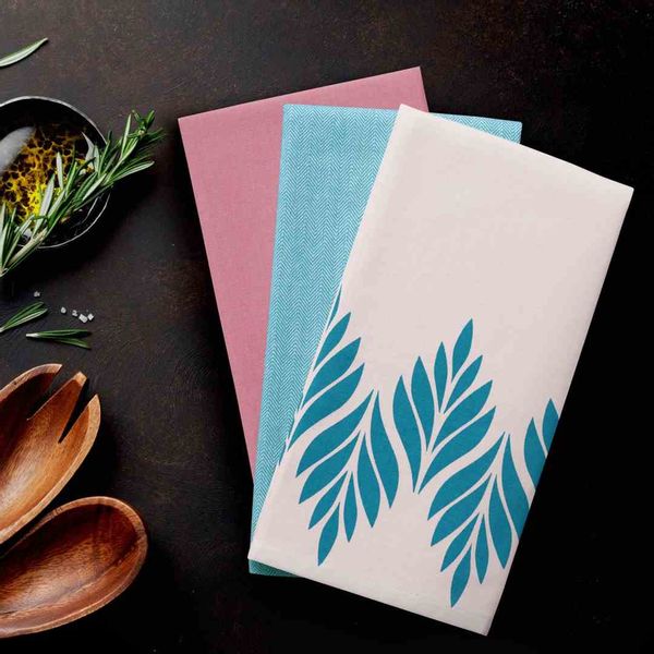 KIT/AH/LETTY/MIX/LEAVES/TURQ&PINKS/9PACK/50X70 zdjęcie 4