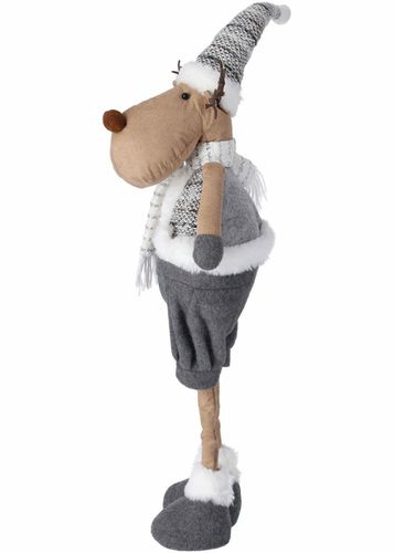 Pluszowy szary renifer figurka 70 cm na Arena.pl