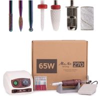 Frezarka do paznokci 65W Molly Nails biała Strong 270 35 000 obrotów