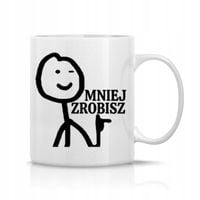 KUBEK PREZENT NA URODZINY DO PRACY ZABAWNE ŚMIESZNE DO KAWY WULGARNY 330ml