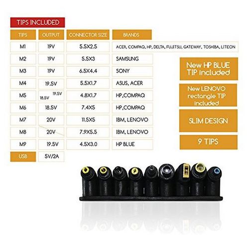 Ładowarka do Notebooków approx! APPUA90BRS 90W 9 tips na Arena.pl