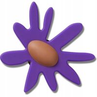 Crocs Przypinka Ozdoba Pin Charms Jibbitz Do Butów Purple Crafted Daisy