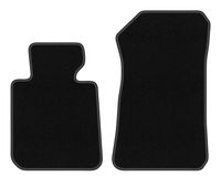 Dywaniki przednie welurowe czarne do: BMW 1 E81 2004-2011 hatchback