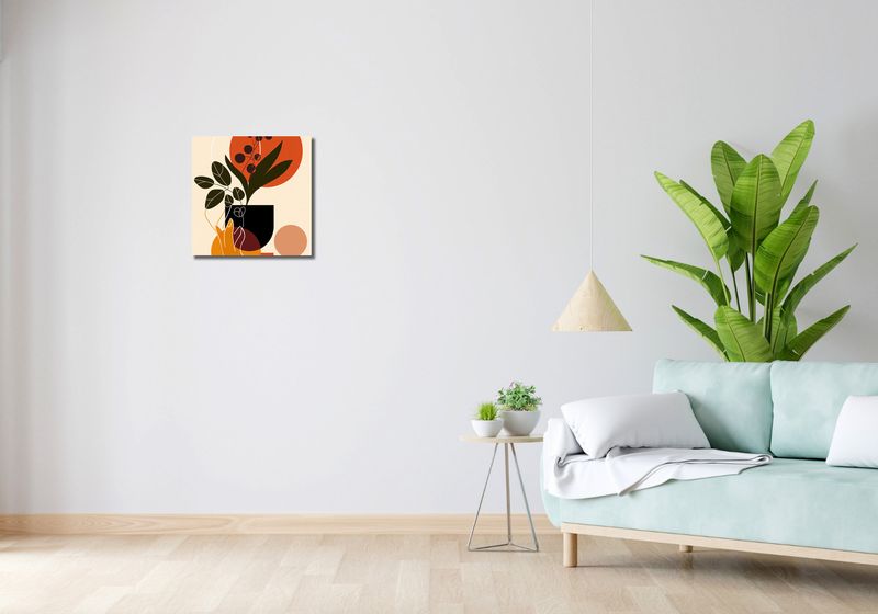 Obraz 40x40cm Dotyk Naturalności zdjęcie 2