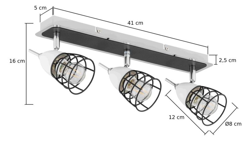 Spot 3xE14 SKY 1503 zdjęcie 3