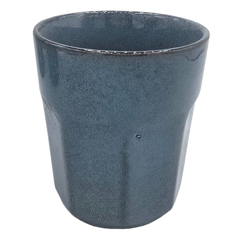 Kubek ceramiczny 250 ml niebieski ręcznie malowany na Arena.pl