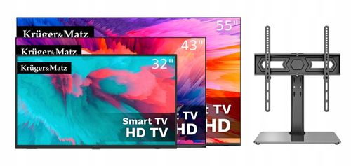 Stojak TV pod telewizor półkowy podstawa uchwyt uniwersalny 32-55" na Arena.pl