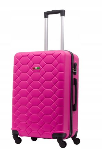 WALIZKA PODRÓŻNA ROZMIAR ŚREDNI M 60L BAGIA WALIZKI ABS AMSTERDAM na Arena.pl