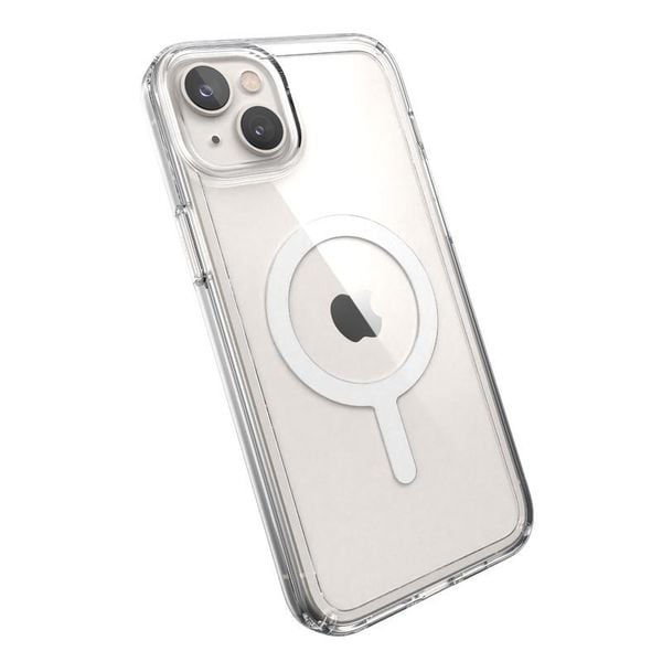 Speck Gemshell + MagSafe - Etui do iPhone 14 Plus z połowką MICROBAN (Clear) zdjęcie 8