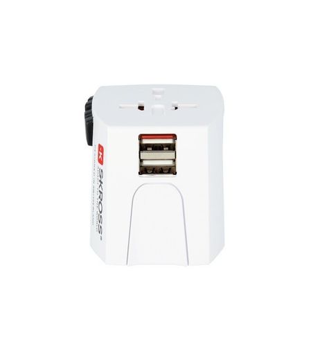 Skross Adapter podróżny MUV 2xUSB, biały na Arena.pl