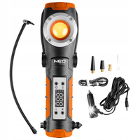 NEO Lampa akumulatorowa 800 lm z kompresorem latarka młotek 4w1 99-130
