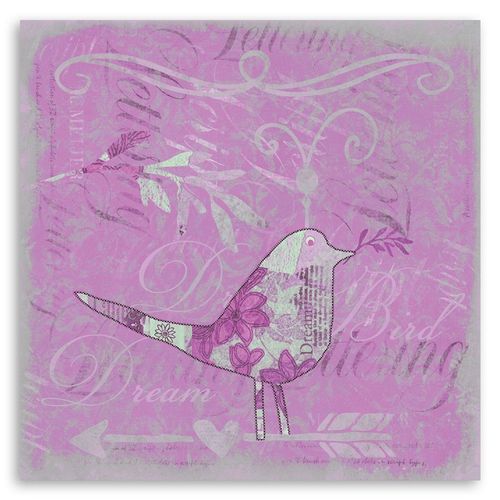 Obraz na płótnie – Canvas, Ptak, abstrakcja 40x40 na Arena.pl