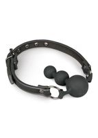 knebel-ball gag with silicone beads