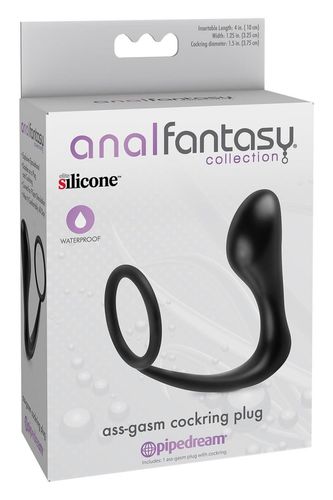 Anal Fantasy Collection Ass-Gasm Cockring Plug Black na Arena.pl