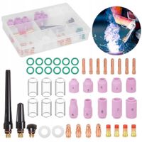 Startowy WIG TIG akcesoria soczewka dysza WP17/18/26 SOCZEWKA GAZOWA 49pcs