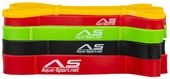 AQUA-SPORT ZESTAW 5 GUM POWERSTRECH SUPERBAND 2080mm RESISTANCE 3-113kg