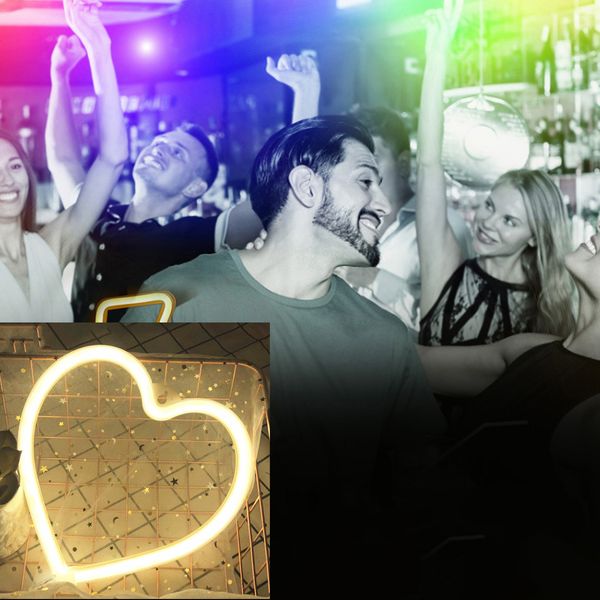 Neon Led Heckermann Wiszący Serce zdjęcie 4