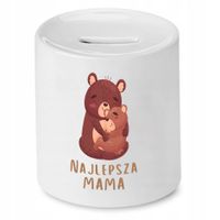 Skarbonka Dla Mamy Matki Najlepsza Mama Prezent Z Nadrukiem Ze Zdjęciem