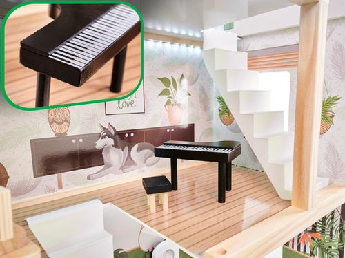 LULILO Domek dla lalek drewniany FLORO boho LED 78cm na Arena.pl