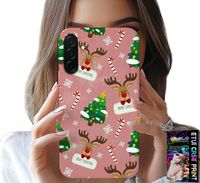 ETUI DO SAMSUNG GALAXY A26 5G - ŚWIĄTECZNE RENIFERY CHOINKI LASKA WZORY