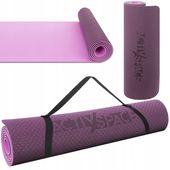 GRUBA MATA ANTYPOŚLIZGOWA MIĘKKA KARIMATA DO ĆWICZEŃ JOGI FITNESS +
