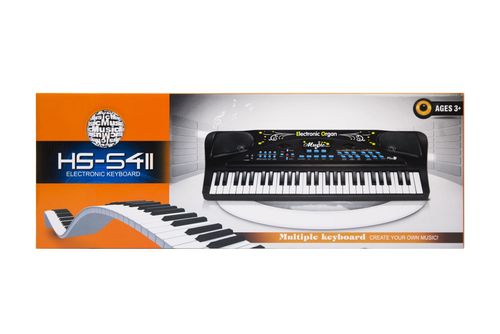 Duże organki, pianinko, keyboard z mikrofonem, 54 klawisze na Arena.pl