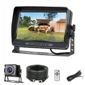 Kamera cofania TOPRUI 7" 1080p noktowizor wodoodporna 12/24V