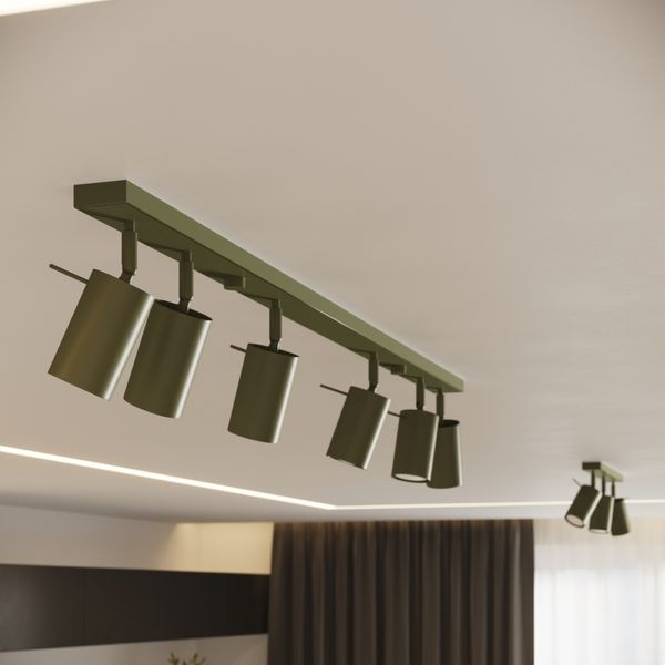 Plafon RING 2 zielony oliwkowy zdjęcie 13