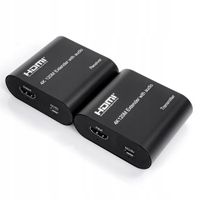 Transmiter HDMI do LAN 4K@30Hz wtyk audio Jack 3,5mm KONWERTER sygnału 120m